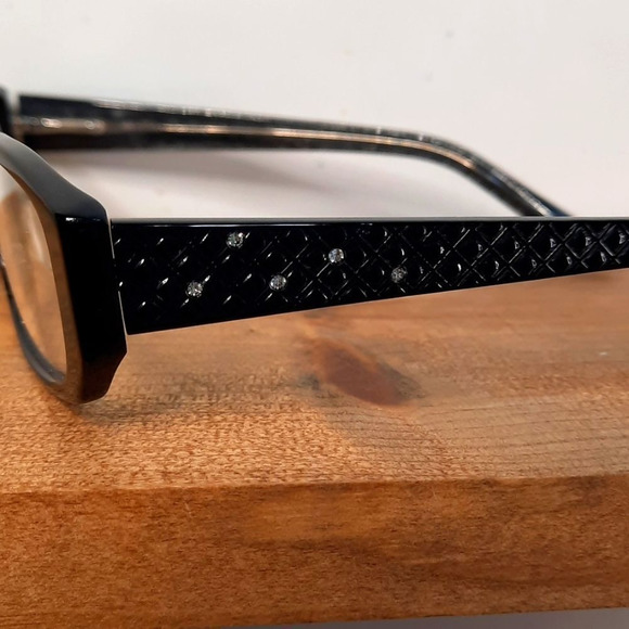 NEW prescription-ready NO SLIP Eyeglass Frame 54-16-135 black glasses, full rim - Picture 6 of 7